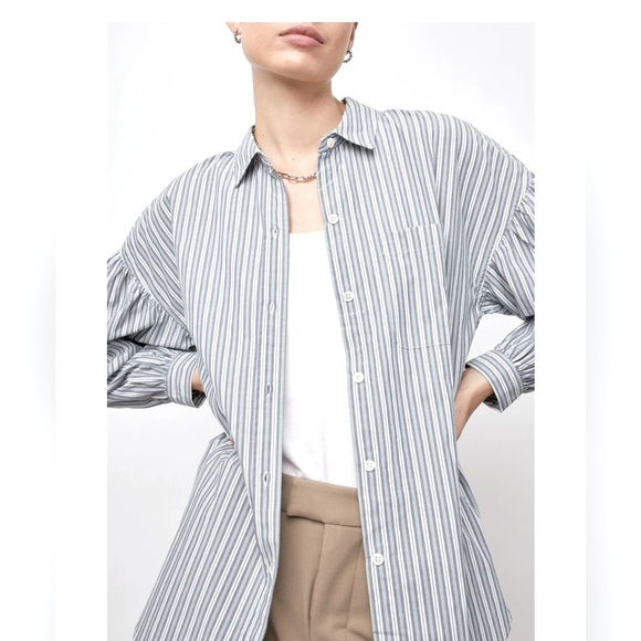 Rails Tops - Rails Janae button Striped Shirt